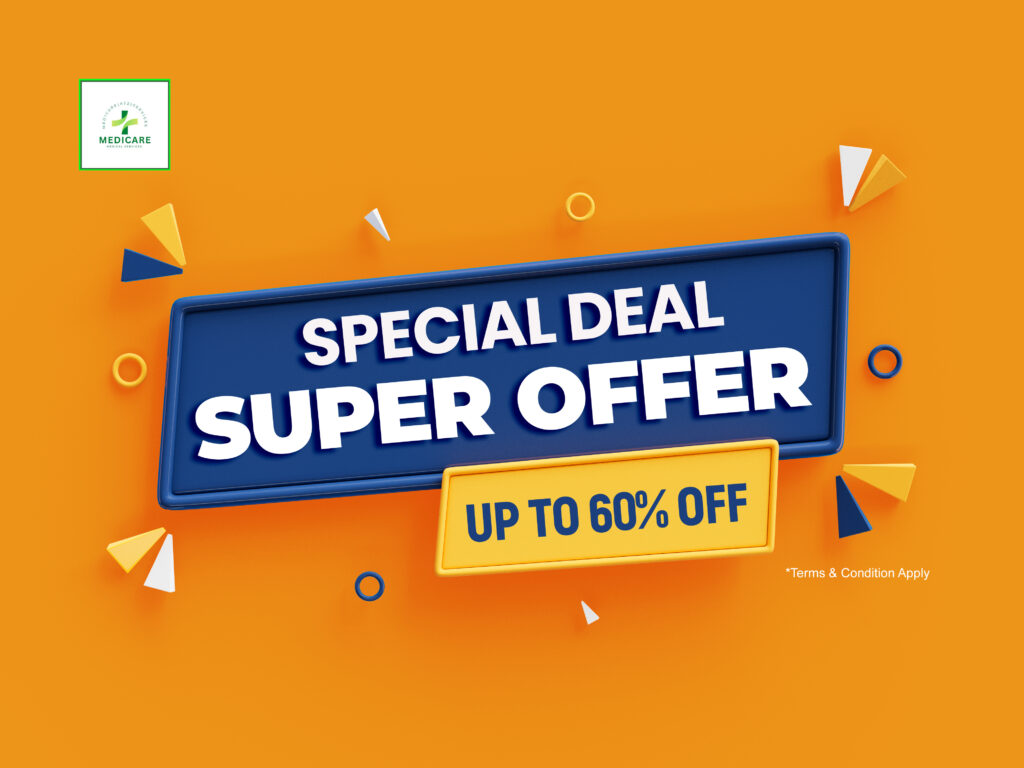 Special deal Super offer upto 60 parcent off  isolated 3d render with editable text